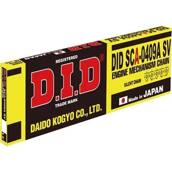 Řetězová sada pro motocykl DID rozvodový řetěz SCA0409SV-72 (72-článků) rozpojený + nýtovací spojka (DID rozvodový řetěz SCA0409SV-72 (72-článků) rozpojený + nýtovací spojka)