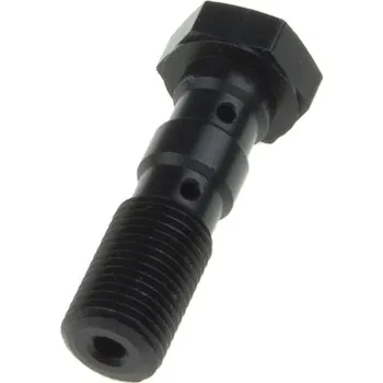 Brzdová čelist Hydraulický šroub pro brzdové potrubí TRW LUCAS MCH971S (TRW ZF hydraulický šroub pro brzdové potrubí M10X1,00 dvojitý barva černá)