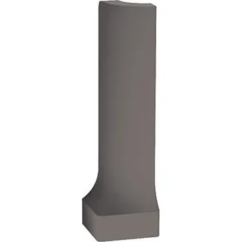 Dlažba RAKO Taurus Color TSERH006 sokl s požlábkem vnější roh šedá 2,3x8 cm