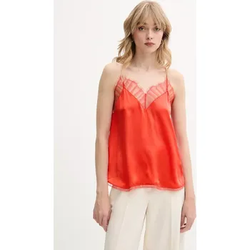 Dámská halenka Hedvábná halenka IRO šedá barva, hladká, WM16BERWYN 29X, vel. 36