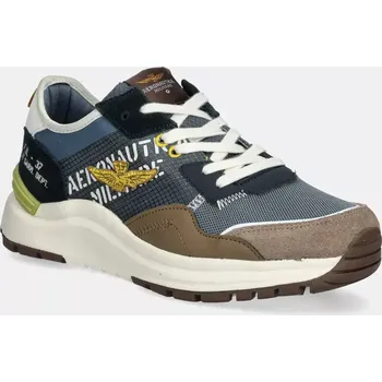 Pánské tenisky Sneakers boty Aeronautica Militare SC286CT3543 modrá barva, SC286CT3543 SC286CT3543.94632 95X, EUR 42