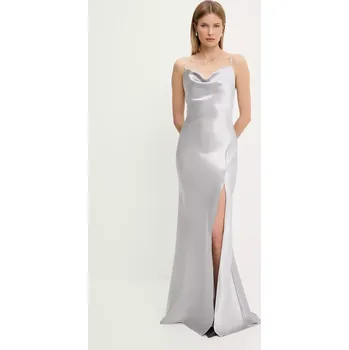 Dámské oblečení Šaty Answear.LAB 12929.1 stříbrná SLV, vel. M