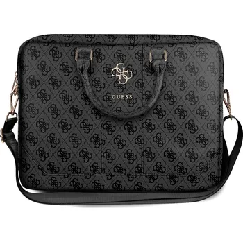 Notebook Guess PU 4G Metal Logo Computer Bag 15/16" Grey Luxusní pouzdro značky GUESS vyrobené z kvalitní EKO kůže určené pro notebooky o velikosti 15" až 16" vás jistě zaujme jemně texturovaným povrchem s ko