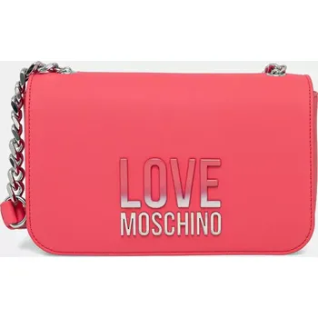Kabelka Kabelka Love Moschino růžová barva, JC4254PP0MKD0615 42X, vel. ONE SIZE