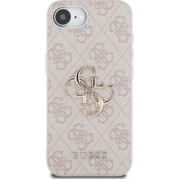 Telefonní příslušenství Guess PU 4G Metal Logo Zadní Kryt pro iPhone 16e Růžová Stylový zadní kryt Guess pro iPhone spojuje prémiovou ochranu s ikonickým módním designem. Ideální volba pro ty, kteří chtějí chránit telefon s