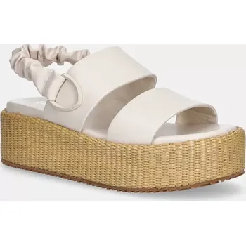 Dámské sandále Sandály Blauer OPAL dámské, béžová barva, na platformě, S5OPAL04 S5OPAL04.RAF 80X, EUR 36