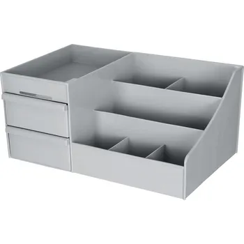Úložný box dp Craft Stolní organizér 35×21,5×16,5cm šedý