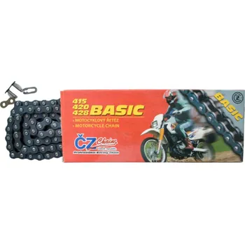 Motodíl CZ hnací řetěz 420 BASIC (420S) (116 článků) (19,0 KN) + spona (CZ hnací řetěz 420 BASIC (420S) (116 článků) (19,0 KN) + spona)