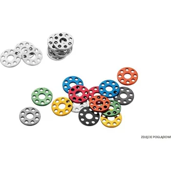 Řídítka ACCEL hliníkové podložky pod šrouby M6 (komplet10 kusů) vnější průměr 18 mm barva stříbrná (ACCEL hliníkové podložky pod šrouby M6 (komplet10 kusů) vnější průměr 18 mm barva stříbrná)