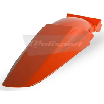 Blatník karosérie POLISPORT zadní blatník (bez panelů bočních) KTM SX 125/250 98-02, EXC 125/250/300 98-03 barva oranžová (POLISPORT zadní blatník (bez panelů bočních) KTM SX 125/250 98-02, EXC 125/250/300 98-03 barva oranžová)