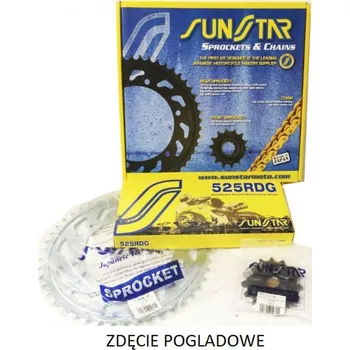 Řetězová sada pro motocykl SUNSTAR řetězová sada HONDA CBR 600RR 03-06 STANDARD (16/42/112) (DO 900CC) (SUN41116/SUN1-4633-42/SS525RDG-112N) - MADE IN JAPAN - (SUNSTAR řetězová sada HONDA CBR 600RR 03-06 STANDARD (16/42/112) (DO 900CC) (SUN41116/SUN1-4633-42/SS525RDG-112N) - MADE I