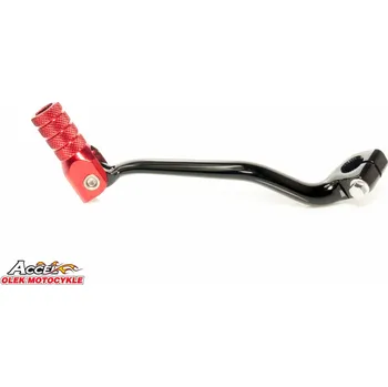 ACCEL spojková páčka HONDA CR 250 87-07, CR 500 90-04 hliníková barva černá, koncovka červená (ACCEL spojková páčka HONDA CR 250 87-07, CR 500 90-04 hliníková barva černá, koncovka červená)