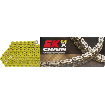 Řetězová sada pro motocykl EK spona řetězu EK520MRD-7 barva žlutá vyrobeno v Japonsku (EK spona řetězu EK520MRD-7 barva žlutá vyrobeno v Japonsku)