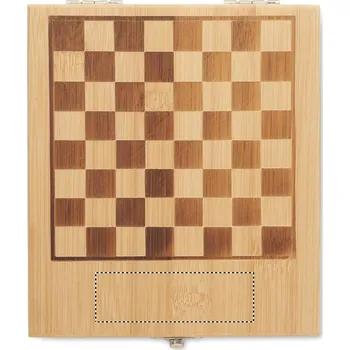 Vinotéka Sada na víno a šachovnice 100 BOX TOP, 25x80mm Tamponový tisk, 2 barvy