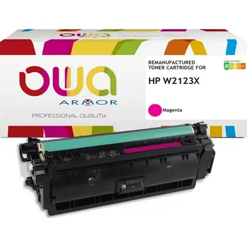 Tiskárna OWA Armor toner kompatibilní s HP W2123X,10000st, červená/magenta