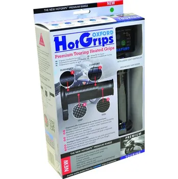Řazení (gripy) vyhřívané OXFORD OF691 (OXFORD řazení (gripy) vyhřívané TOURING s ovládacím panelem 22mm délka 110-120mm (EL))