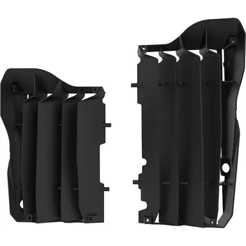 Chladič motoru POLISPORT kryty chladiče (mřížky – kompletní) HONDA CRF 450R 17-20 barva černá (POLISPORT kryty chladiče (mřížky – kompletní) HONDA CRF 450R 17-20 barva černá)