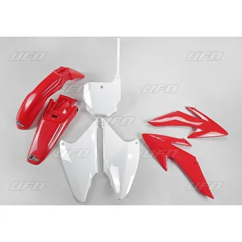 UFO kompletní sada plastů HONDA CRF 230 08-14 barva (červená/bílá) (HO117E999) (UFO kompletní sada plastů HONDA CRF 230 08-14 barva (červená/bílá) (HO117E999))