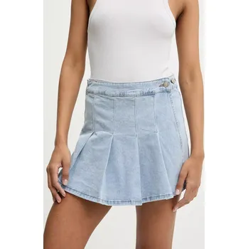 Dámské kraťasy Džínové šortky Answear.LAB dámské, modrá barva, high waist rd9071.1.FLK 55X, vel. XS