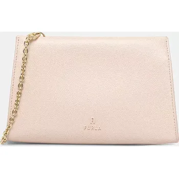 Kožená kabelka Furla růžová barva, WE00774.ARE000.0496S1007 03X, vel. ONE SIZE