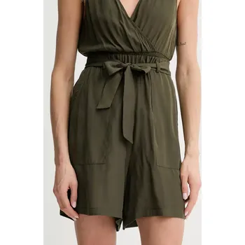 Dámské kraťasy Kraťasy Liu Jo dámské, zelená barva, high waist, VA5172.T2920 87X, vel. XS