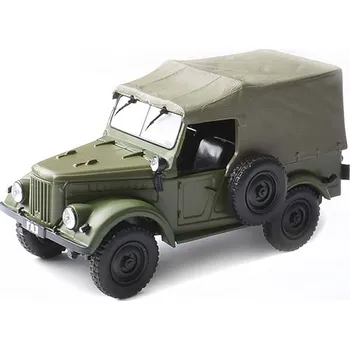 autíčko DeAgostini GAZ-69 1:43 - Kultovní auta časopis s modelem khaki