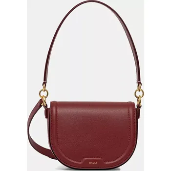 Kožená kabelka Bally oranžová barva, WAC02U COP, vel. ONE SIZE