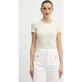 Dámské tričko Tričko Guess dámské, žlutá barva, W5GI17 J1314 W5GI17.J1314 10X, vel. XS