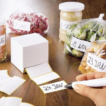 Kuchyňský mlýnek Wenko Samolepicí etikety, 500 ks bílá