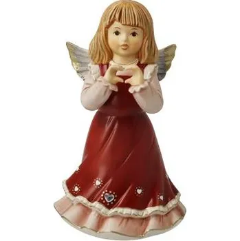 Vánoční dekorace Goebel Vánoční anděl Jsi mé zlato, vínová Goebel