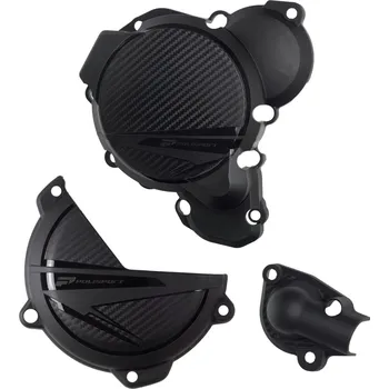 Alternátor POLISPORT sada krytu alternátoru, spojky a vodního čerpadla KTM SX/XC 250/300 23-25; HUSQVARNA TC 250 23-25; TX 300 23-25 (POLISPORT sada krytu alternátoru, spojky a vodního čerpadla KTM SX/XC 250/300 23-25; HUSQVARNA TC 250 23-25; TX 300 23-25)