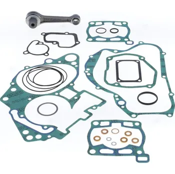 Těsnění pro motocykl ATHENA ojniční sada s kompletem těsnění motorovýCH SUZUKI RM 125 04-08 vyrobeno v Japonsku (ATHENA ojniční sada s kompletem těsnění motorovýCH SUZUKI RM 125 04-08 vyrobeno v Japonsku)