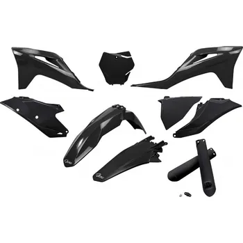 UFO kompletní sada plastů (FULL KIT) s kryty tlumičů GAS GAS MC 125 / 250 21-23, EX 250 / 300 21-23, MC-F / EX-F 250 / 350 / 450 21-23 barva černá (UFO kompletní sada plastů (FULL KIT) s kryty tlumičů GAS GAS MC 125 / 250 21-23, EX 250 / 300 21-23, MC-F /