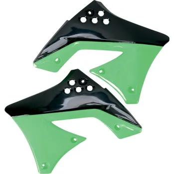 Autodíl UFO kryty chladiče KAWASAKI KXF 250 09-11 barva (černá/zelená) - (UFO kryty chladiče KAWASAKI KXF 250 09-11 barva (černá/zelená) -)