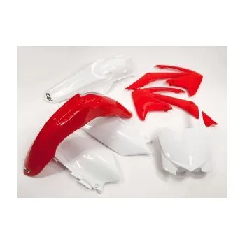 UFO kompletní sada plastů HONDA CRF 250R 11-13, CRF 450R 11-12 barva (červená/bílá) (HO114E999) (UFO kompletní sada plastů HONDA CRF 250R 11-13, CRF 450R 11-12 barva (červená/bílá) (HO114E999))