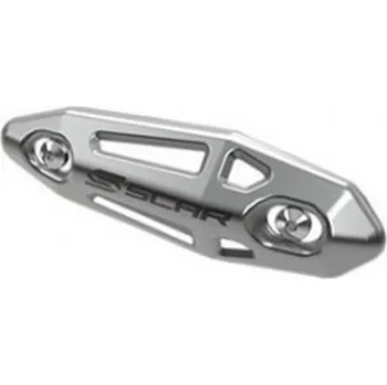 Výfuk pro motocykl SCAR závodní kryt výfukového kolena 4T - nerez barva stříbrná (UHP) (SCAR závodní kryt výfukového kolena 4T - nerez barva stříbrná (UHP))