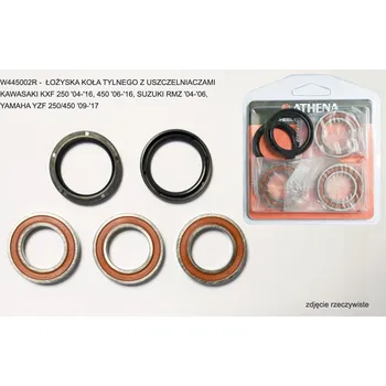 ATHENA ložiska zadního kola s těsnícími prvky KAWASAKI KXF 250 04-24, 450 06-16, SUZUKI RMZ 04-06, YAMAHA YZF 250/450 09-24 (ATHENA ložiska zadního kola s těsnícími prvky KAWASAKI KXF 250 04-24, 450 06-16, SUZUKI RMZ 04-06, YAMAHA YZF 250/450 09-24)