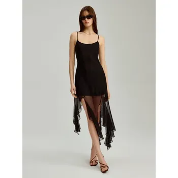 Dámské šaty Šaty na ramínka - S - House - černá - 878EW-99X