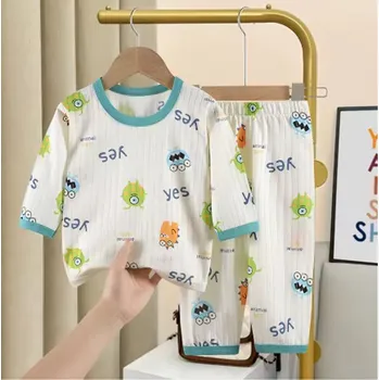 Chlapecké pyžamo Dětské pohodlné pyžamo s potiskem (vel. od 6 měsíců do 4 let) Motiv: styl F - sv. modrá Yes, Velikost: 2-3 roky