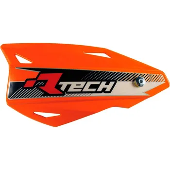 Řídítka RACETECH (RTECH) kryty páček VERTIGO CROSS/ENDURO barva oranžová (s upevněním do řidítek) (RACETECH (RTECH) kryty páček VERTIGO CROSS/ENDURO barva oranžová (s upevněním do řidítek))