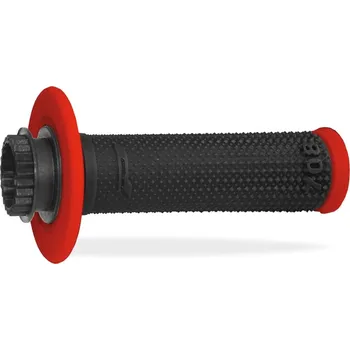 Řazení (gripy) PRO GRIP PA070800RO02 (PROGRIP řazení (gripy) PG708 OFF ROAD se zámkem SCS LOCK-ON + 6 adaptérů pro lanka (22+25mm) barva černá červená dvousložkový (708-149))