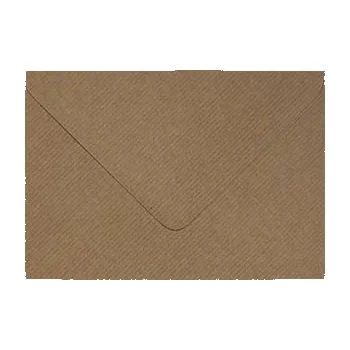 Obálka Papírová obálka 11 x22 cm na VELKÉ dřevěné skládané přání Barva: Hnědo-přírodní