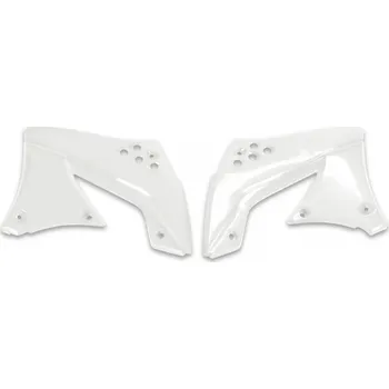 Autodíl UFO kryty chladiče KAWASAKI KXF 450 09 barva bílá KX - (UFO kryty chladiče KAWASAKI KXF 450 09 barva bílá KX -)