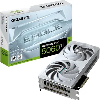 Grafická karta GIGABYTE GeForce RTX 5060 Ti EAGLE OC ICE 16G GV-N506TEAGLEOC ICE-16GD