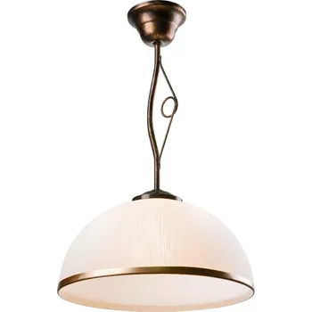 Brilagi LED Lustr na tyči ANTICO 1× E27 60 W bronz, patina, černý