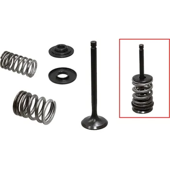 Rozvod motoru PSYCHIC výfukový ventil (kompletní ZAWÓR s pružinami a podložkami) YAMAHA TW 200 87-16, TT-R 225 / 230 00-16 ocelový (MX-09518E;XU-09518E-2) (28.5X6X92.5mm) (PSYCHIC výfukový ventil (kompletní ZAWÓR s pružinami a podložkami) YAMAHA TW 200 87-16, TT-R 225 