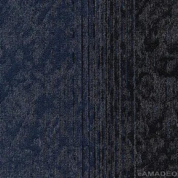 Koberec Kobercové čtverce Modulyss Motion 550 - modré