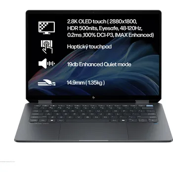 Notebook NTB HP OmniBook Ultra Flip 14-fh0002nc, Ultra 9-288V, Touch/14.0 2.8K OLED, 32GB DDR5, SSD 2TB, Win11 Pro, 2Y onsite