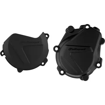 Alternátor POLISPORT sada krytu alternátoru a spojky KTM SX-F/XC-F 450 16-22; HUSQVARNA FC 450 16-18 barva černá (846700001+8460400001) (POLISPORT sada krytu alternátoru a spojky KTM SX-F/XC-F 450 16-22; HUSQVARNA FC 450 16-18 barva černá (846700001+8460400001))