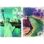 GRAFIKA Puzzle Cesta kolem světa I. : Spojené státy Americké 2000 dílků